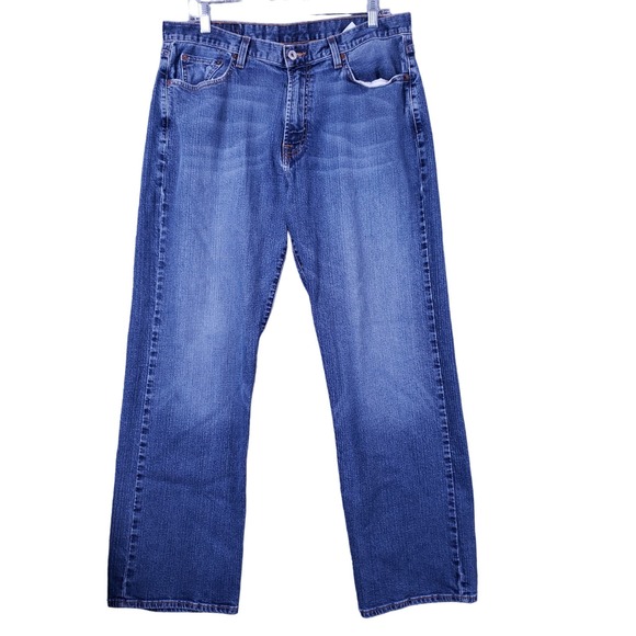 Lucky Brand Men's Classic Fit Short Inseam Blue Jeans Size 34
